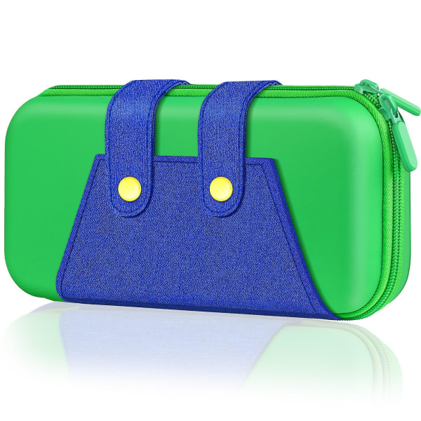 Vattentät väska med stor kapacitetsbrytare Skyddande case för Nintendo Switch-konsol Spelplatta Kabeltillbehör Liten väska grön