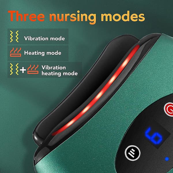 Ansiktsmassageapparatbräda Mikro Elektrisk Skrapbräda Grön