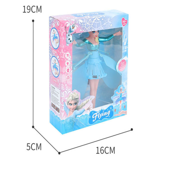 Magic Flying Fairy Princess Doll Toy Sky Dancer Game Toy Purple