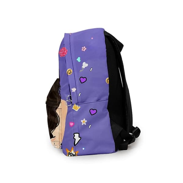 Merch Fabric One Shoulder Keychain Rygsæk Trykt Studerende Skole Ba