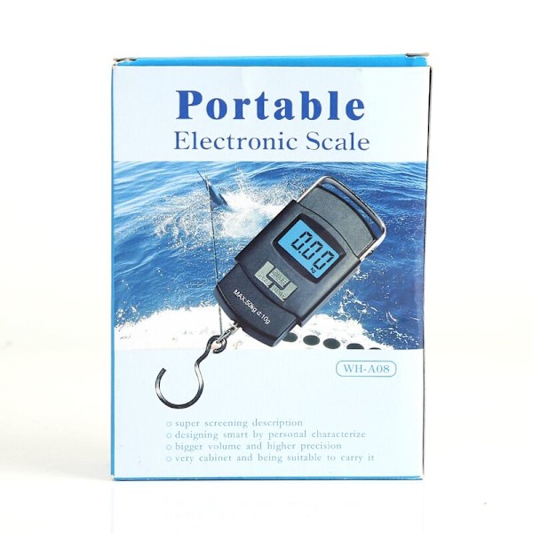 WEIHENG 50kg LCD Digital Hängande Bagagevåg Elektronisk Mini Fickfiskekroksvåg