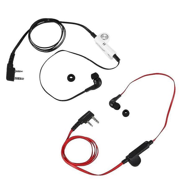 2-Pin Hörlurar med Platt Kabel