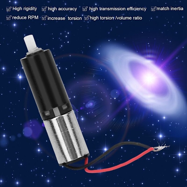 6mm precision mini mikroväxel, planetväxel, växelmotor, DC3V motor, fyrväxlad