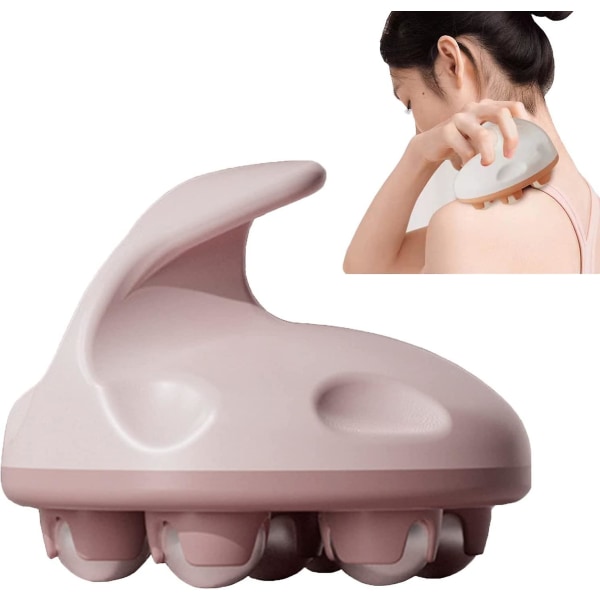 Hand Held Massager, Full Body Massage Tool With Roller Ball Massager Manual 360-degree-roller