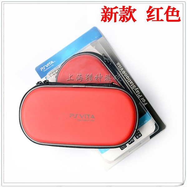 Protect Hard Case Pouch Bärbar Resesvampväska För Sony Ps Vita 1000 Psv 2000 Stötsäker Playstation Vita 1000 2000 Coverfashion röd