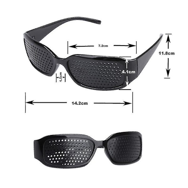 Anti-myopia Pinhole -lasit Silmälasit Pin Hole Aurinkolasit Silmät Näönhoito Parantaa Silmälasit