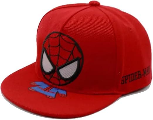 Gutter Jenter Baseballcaps Barn Snapback Sportshatt Justerbar (Svart)