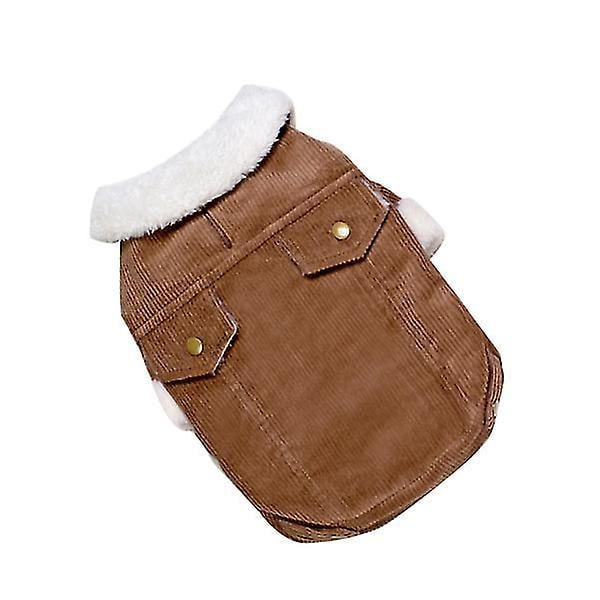 1 st Vinter Hundkläder Varma Korduroy Husdjurskläder Snygg Förtjockning Hundkläder Kreativa Husdjur Gör