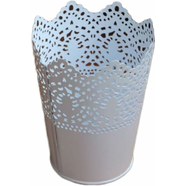Blomkruka Planter???? Metallbehållare ihålig växtvas Stil Blomsterarrangemang Behållare
