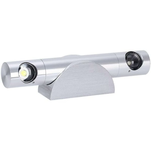 W LED Vägglampa Inredning Dubbel 360 graders rotation Aluminiumbelysning Originallampa - Cool White