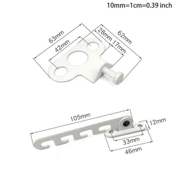 2-pack fönsteröppnare för UPVC, fönsterbåge, barnsäkerhet, barnsäkerhet