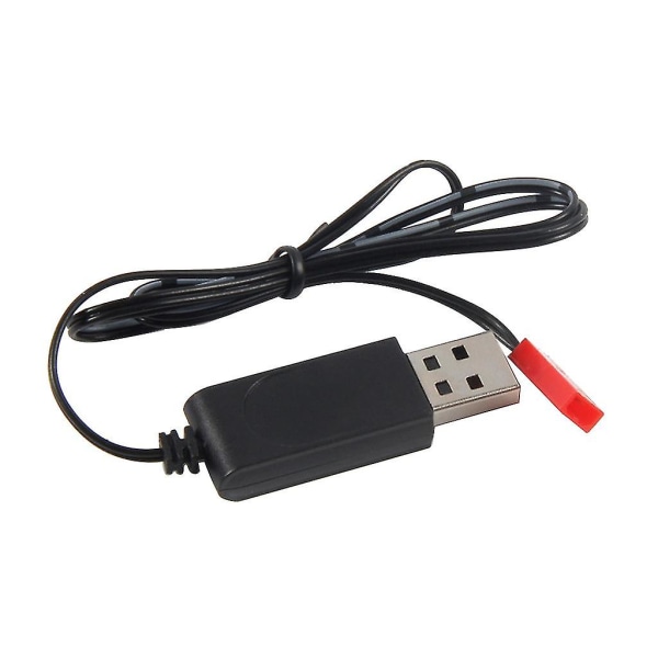 3.7v 500ma for Lipo litiumbatteri USB-kabellader rød hunnhode Jst-pluggF4