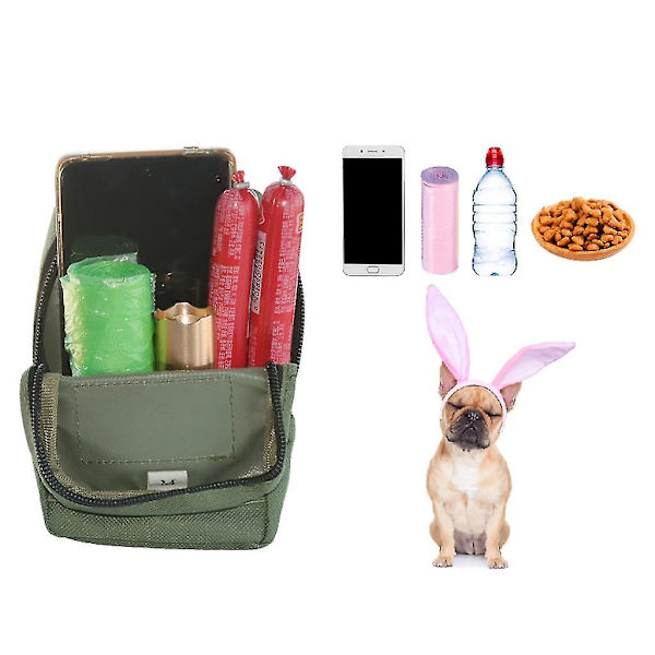 Rygsæk til kæledyrssnacks - Camping, vandreture, udendørs træning - Hunde sele - Vandtæt stof