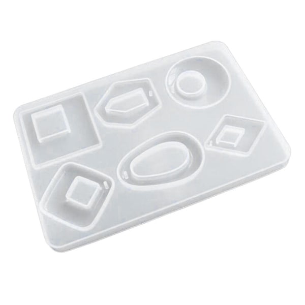 1 stk DIY smykkefremstillingsform DIY krystalldrypp silikonform krystall epoxy dråpeform halskjede anheng øreanheng fremstillingsform smykkefremstilling silikonform