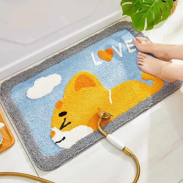 Bathroom Rugs Mat, Bath Mats For Bathroom Non Slip, Ultra Soft Washable Cute And Super Absorbent Bath Rugs