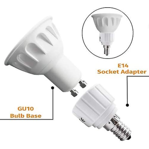 E14 till Gu10 Lamphållare Adapter