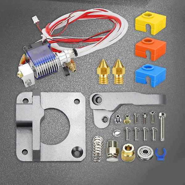 3D-skrivare Aluminiumlegering Extruder Aluminiumblock 1,75 mm 3 mm Fjärrkontroll för Cr10