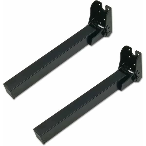 2 st Fällbara bordsben Fällbara bordsben Längd 40cm För bordssäng Soffa Husbil Bilfäste Svart