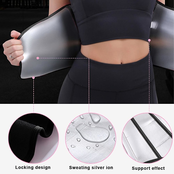 Postpartum mavebælte og mavebind kompression wrap recovery support bælte（M,sort)