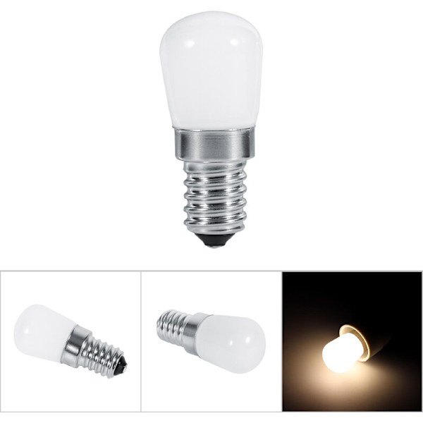 E14 Typ 1,5W SMD 2835 Mini Kylskåp Frys LED-lampa (220V Varmvitt)