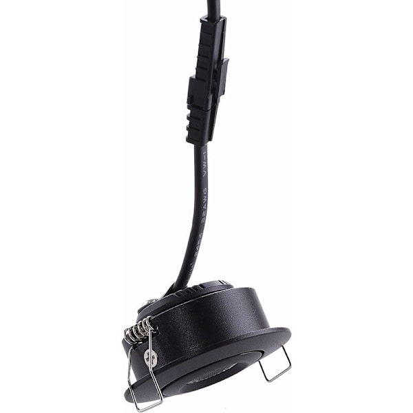4 Mini LED-infällda spotlights, infällda takspotlight, lampa, 1 W, varmvit? 3000K, för skyltfönster, tak, kök, skåp, DIY-belysning, etc