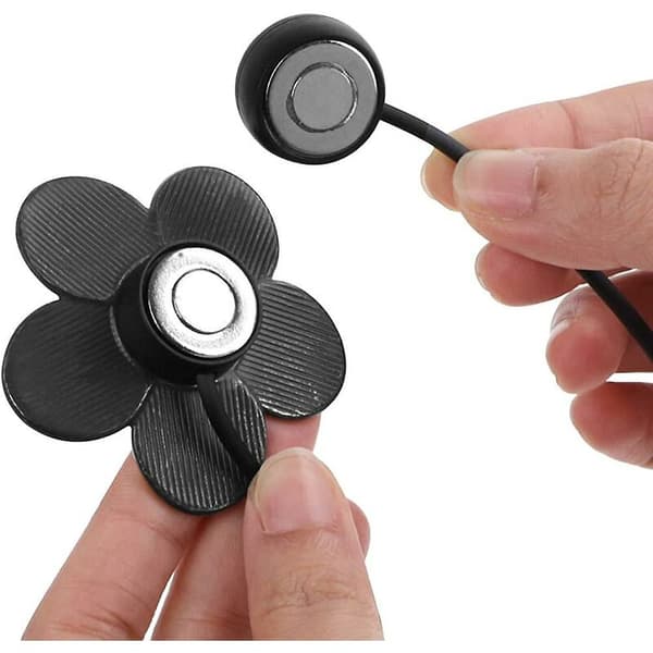 2 st magnetiska gardinbindningar Magnetiska gardinbindningar Vacker gardinspänne blomma