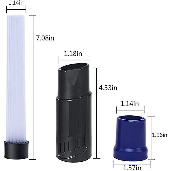 2 st Multifunktionell Dammsugare Sugrör Damm Smuts Borste Remover Bärbar Universal Dammsugare Atta