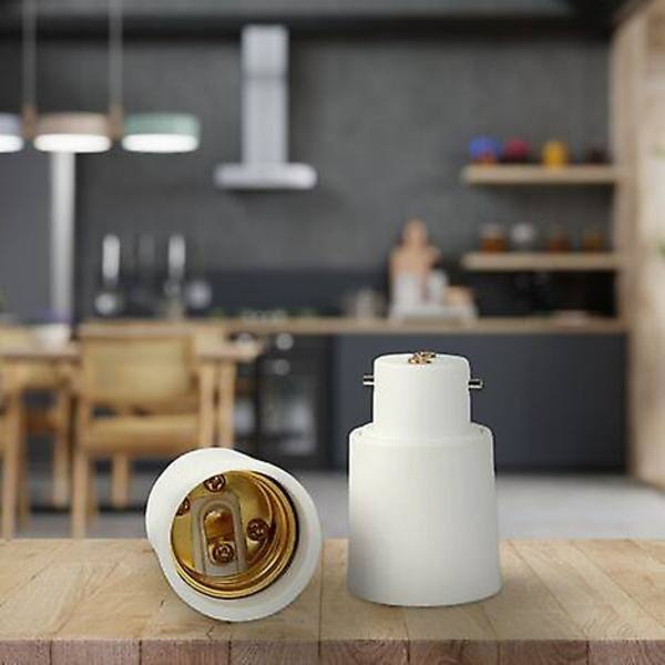Set med 2 B22 till E27 sockeladapter - Lamphållare