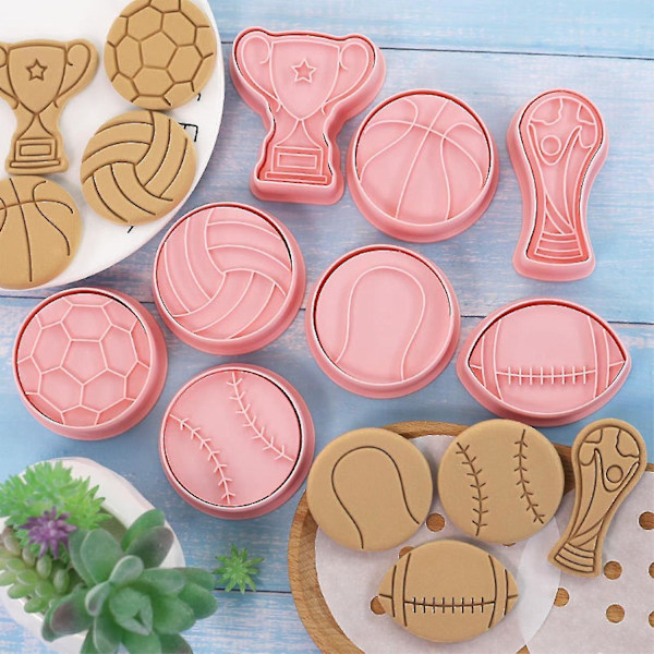 Biscuit Baking Stencils 3d Pastry Cutters Set Reusable Pressable Biscuit Stencil