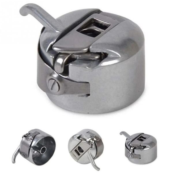 Silver metallspolhållare för symaskin