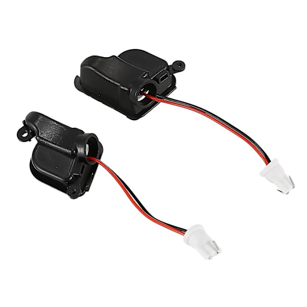 2x 6500k Vita Led Under Side Mirror Light Puddle Lamp För Skoda Octavia Mk3 5e 2012-2017 Superb 2（Svart）