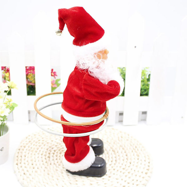 Jultomte docka elektrisk sjungande dansande leksak nyårsgåva jul
