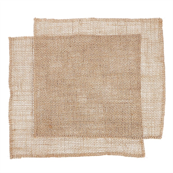 2 st linnedukning bordsunderlägg premium linnedunderlägg hållbart linnedunderlägg（21X21X0.5CM，1）
