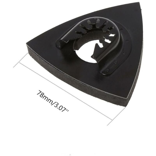 Triangulär oscillerande verktyg Snabbkoppling Slipningsplatta Passar Dremel Multiverktyg S07 20 Dropshipping