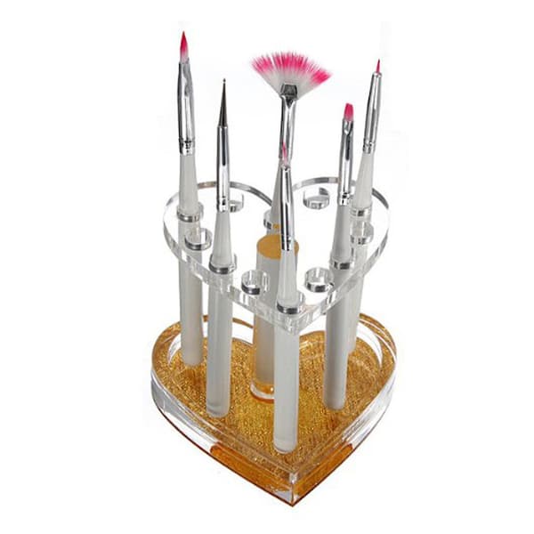 Malingsbørsteholder Multi-slot Dotting Pen Holder Rack Makeup Brush Display Stand