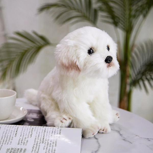 Bichon plyschvalp leksak