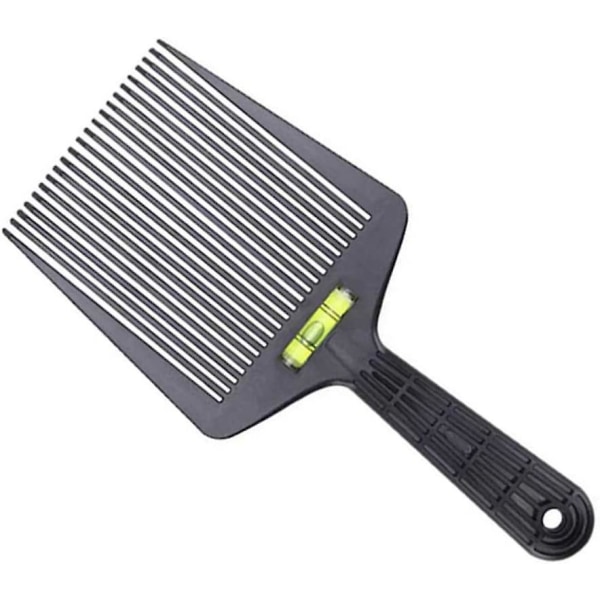 Hårkam för män, platt huvud, hårstylingkam, frisörkam, push-shear kam för hemmet (2 st)