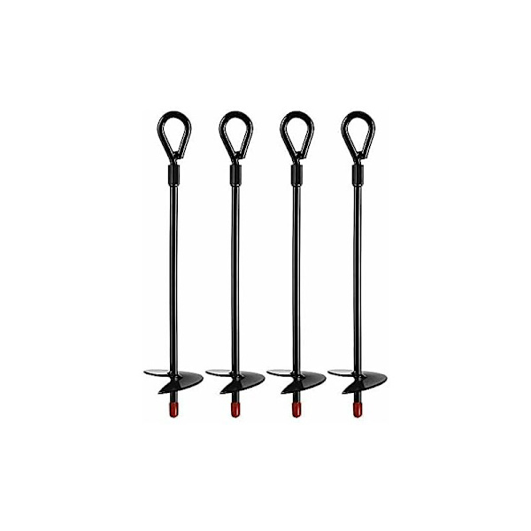 Markankare för tunga förhållanden 15\" Drill Guard Trampolinmarkankare (4-pack)