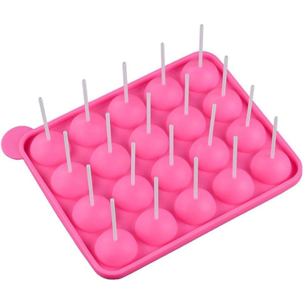 20 håls silikonform för tårta på pinne - form för lollipops, festcupcakes och tårtor,