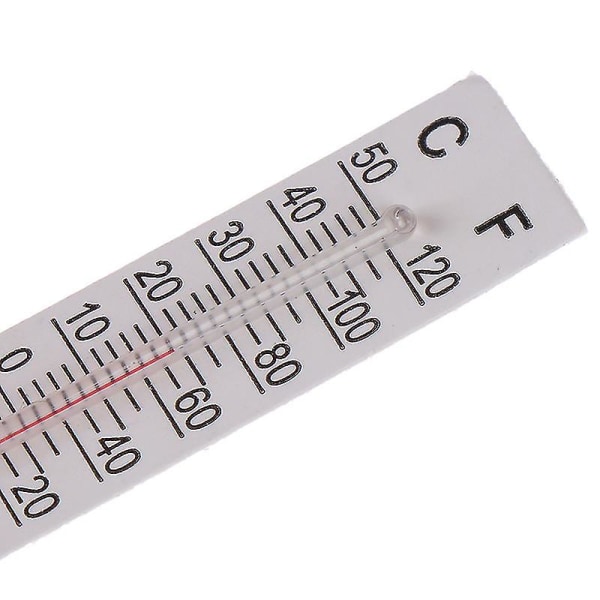 10 st 5cmx1.1cm Miniatyrpapper Kartong Termometer Inomhus -20-50 Celsius（10PCS）