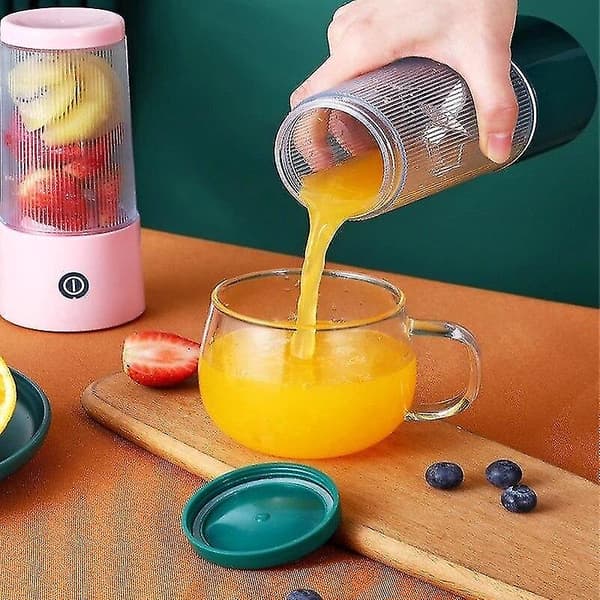 Frukt Elektrisk Juicer Trådløs Smoothie Maker Bærbar Blender