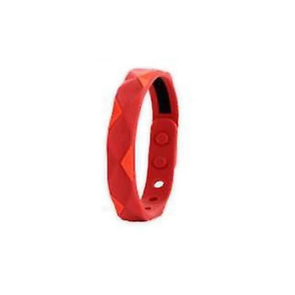 Langt infrarøde negative ioner armbånd, antistatiske silikone sportsarmbånd (2 stk) (rød)
