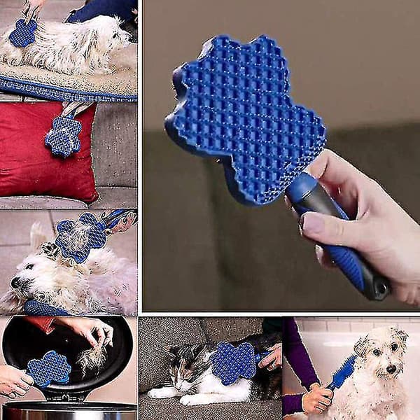 Pet Dog Pet Grooming Brush Multi-function Silicone Brush Pets Supplies(1pcs)