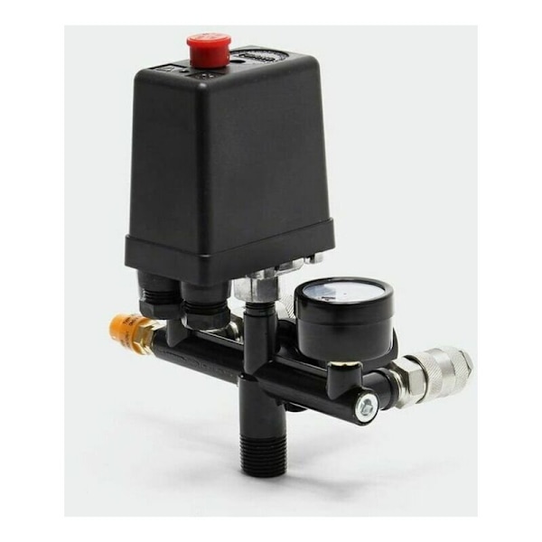 BF Tryckregulator med tryckbrytare för kompressor Tryckbrytare med 2 displayer