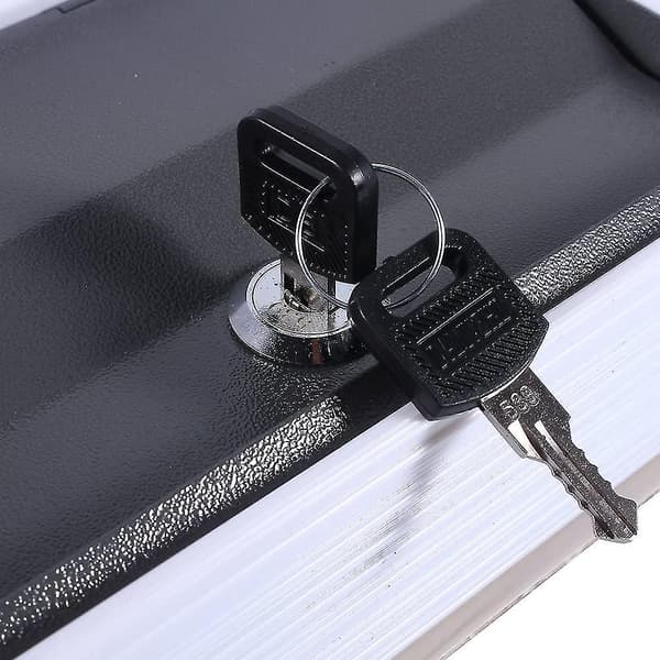 Bogsafe, bærbar sikkerhedssafabox, 18 * 11,5 * 5,5 cm