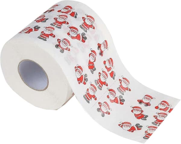 Sjovt Juletoiletpapir Rulle 2-pak
