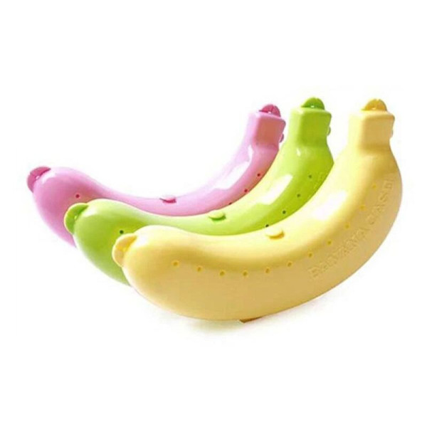 3 st banankartong skyddslåda behållare utomhus resebanankförvaringsbehållare barn utomhus lunch söt fruktförvaringslåda hållare