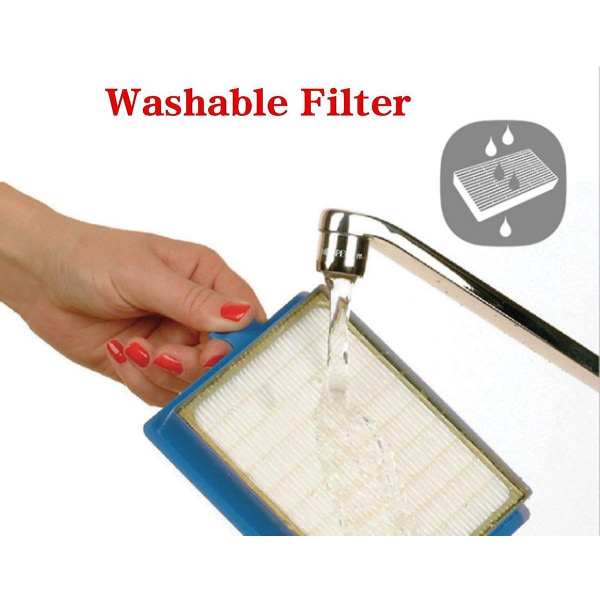 2 stk. HEPA-filter til Electrolux H12 EL4100 EL6986A EL4050 ZE346B ZUA3840P ZTI7635 støvsuger