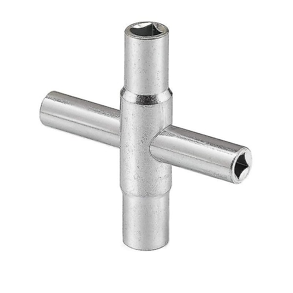 4-i-1 Kryss Sillcock Nøkkel Holdbar Heavy Duty Mini Nøkkel For Bad