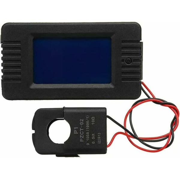 Enfasig nuvarande spänning strömstyrka energi panelmätare LCD digital display amperemeter voltmeter multimeter